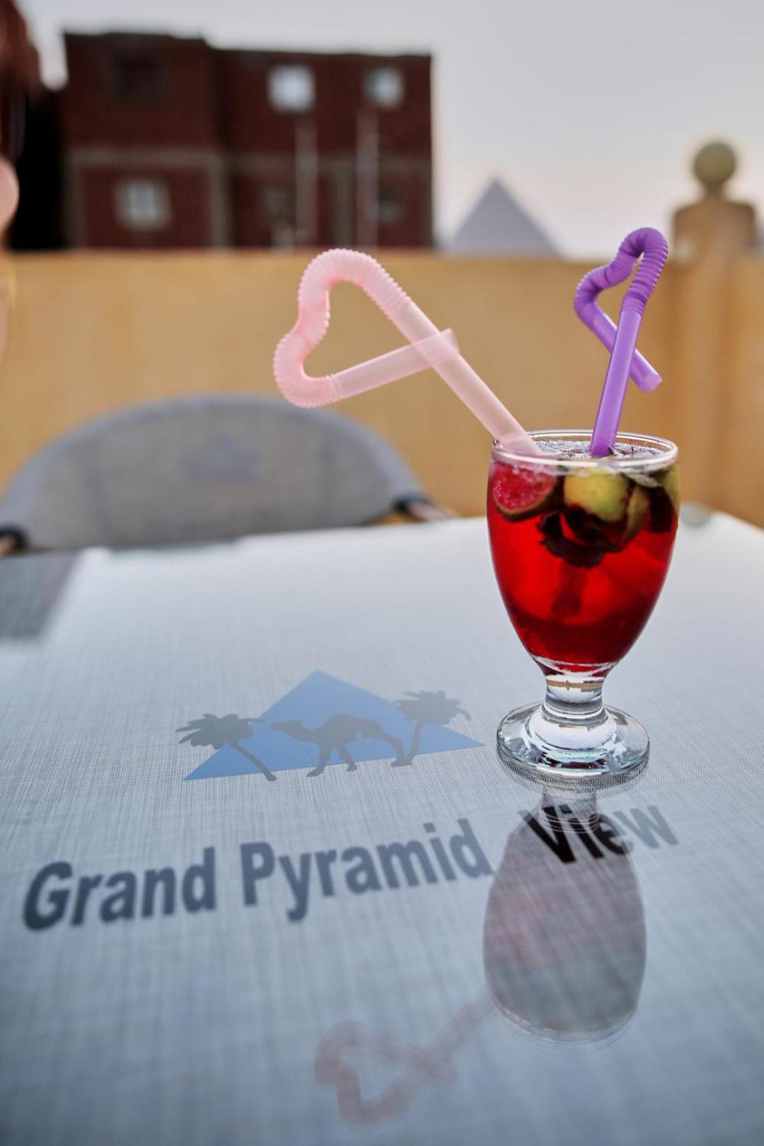 Grand Pyramid View Hotel Kafret el-Gabal Eksteriør bilde