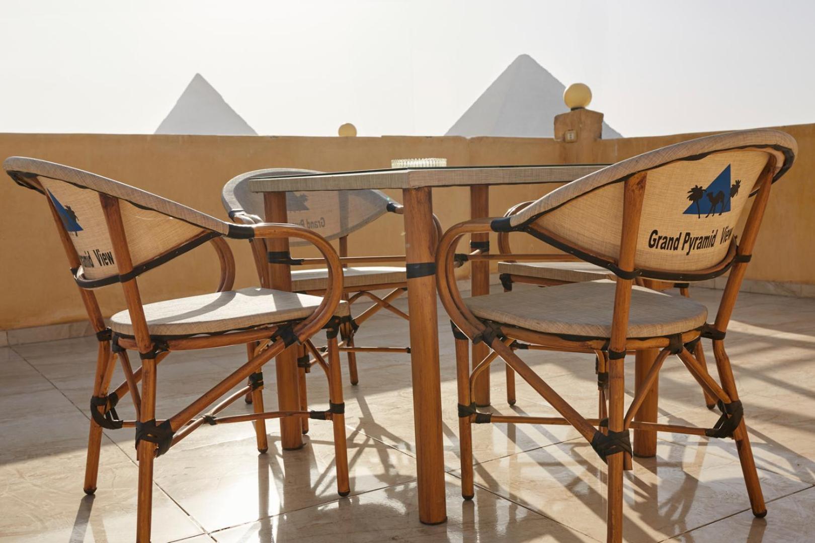 Grand Pyramid View Hotel Kafret el-Gabal Eksteriør bilde