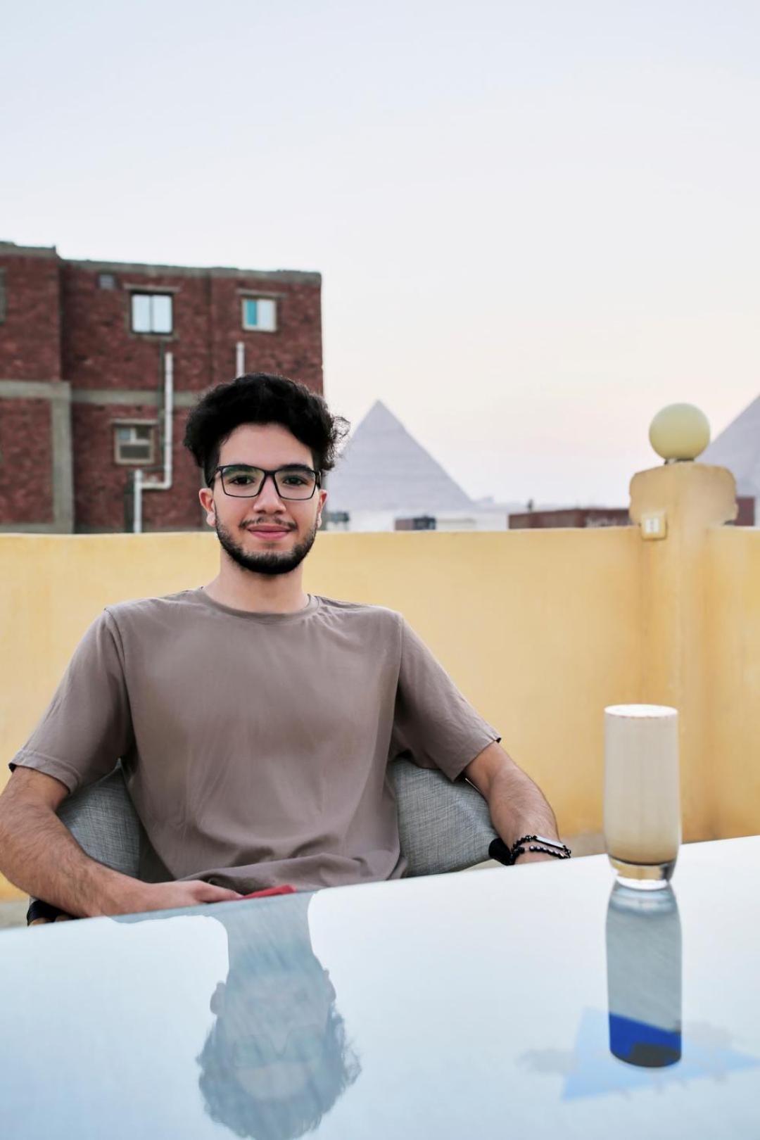 Grand Pyramid View Hotel Kafret el-Gabal Eksteriør bilde