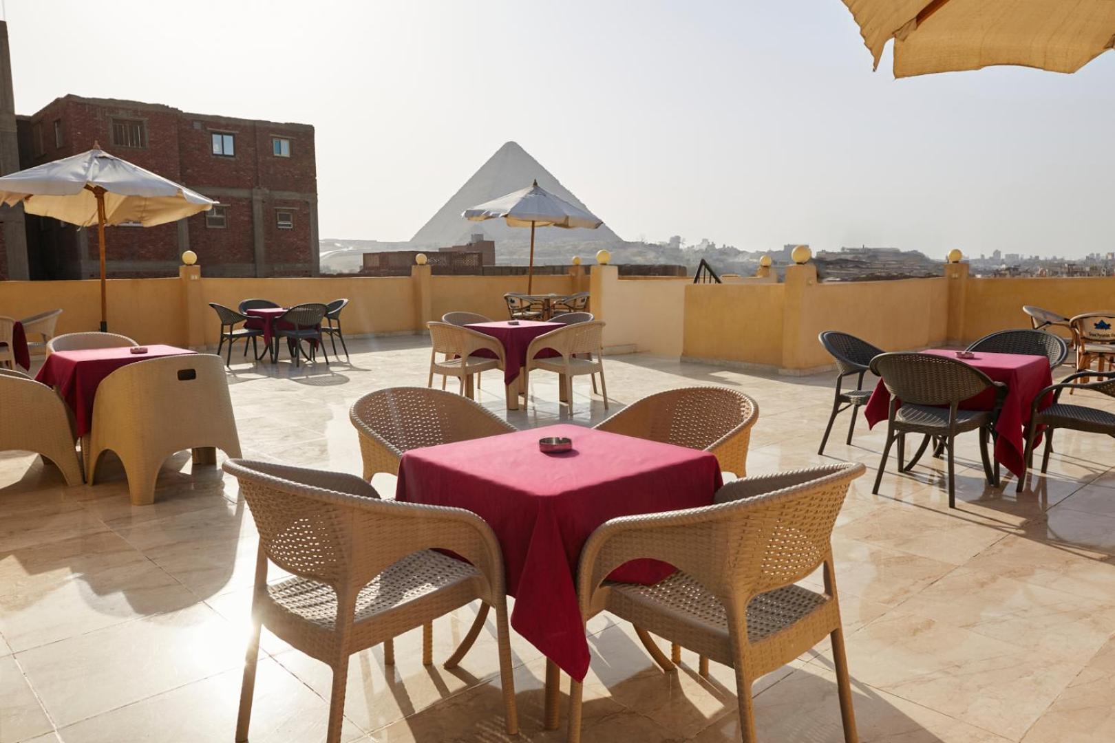 Grand Pyramid View Hotel Kafret el-Gabal Eksteriør bilde