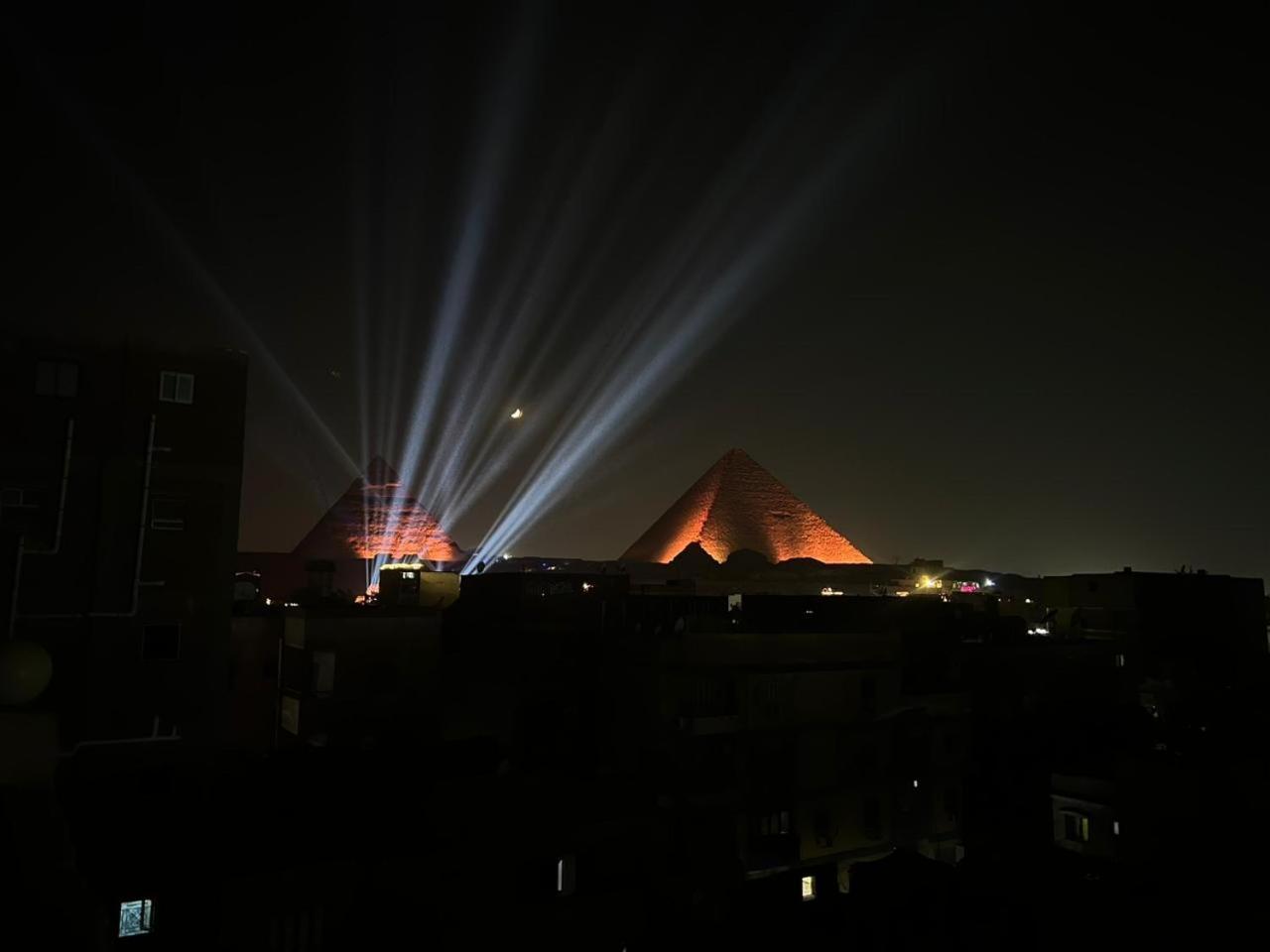 Grand Pyramid View Hotel Kafret el-Gabal Eksteriør bilde