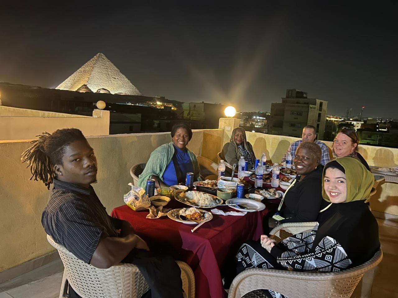 Grand Pyramid View Hotel Kafret el-Gabal Eksteriør bilde