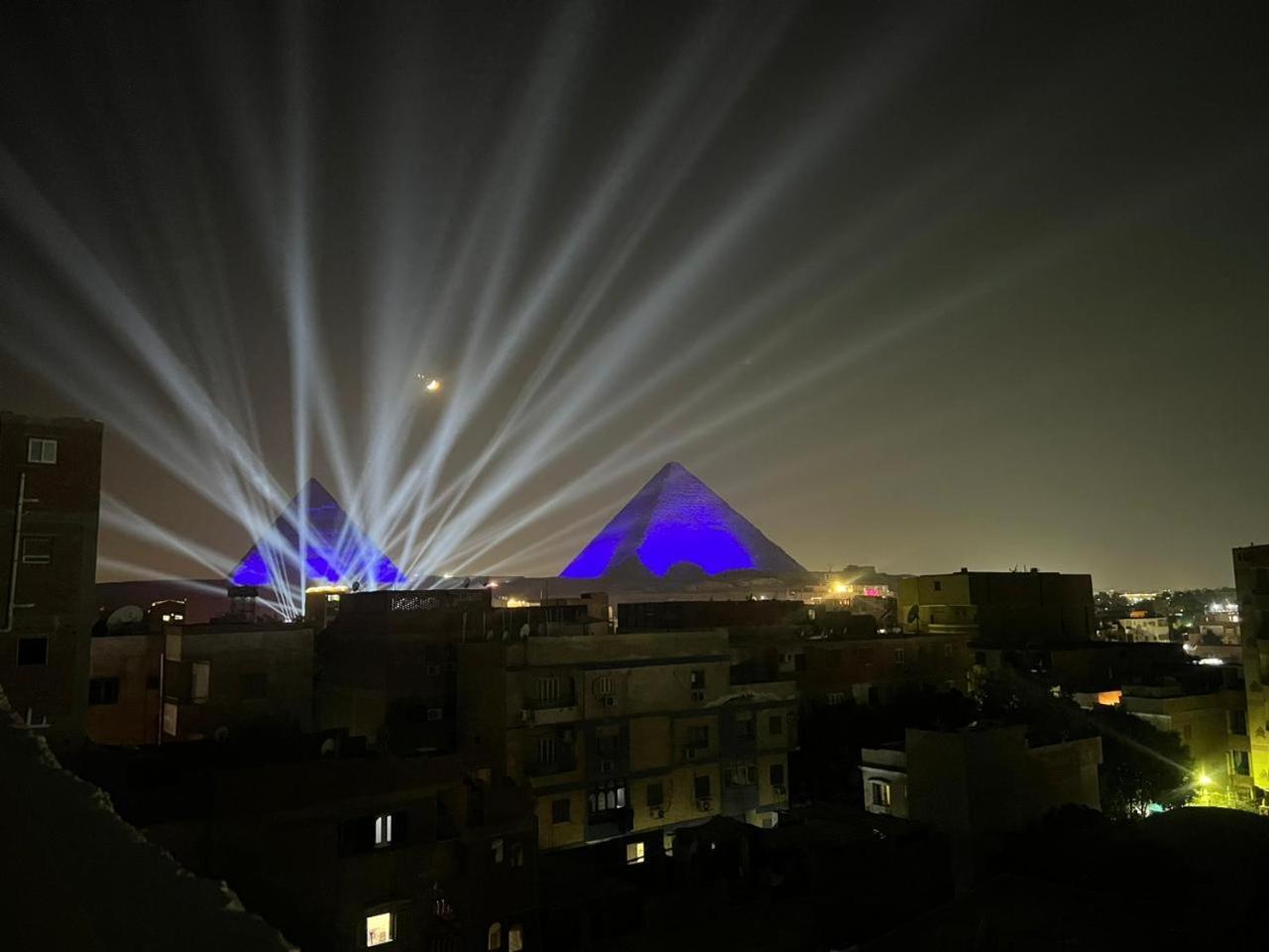Grand Pyramid View Hotel Kafret el-Gabal Eksteriør bilde
